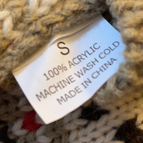 Dog Sweater with Antler Hood. S - Picture 8 of 9